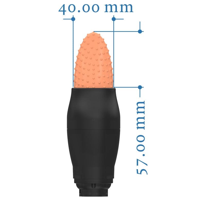Orange textured silicone sleeve machine attachment, photo 4