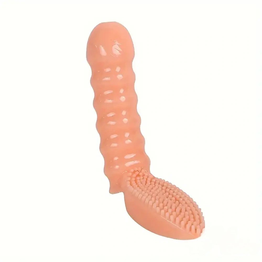 Flesh textured tpe small dildo, photo 2