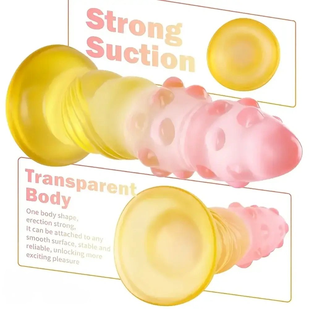 Textured pvc suction cup dildo, photo 3