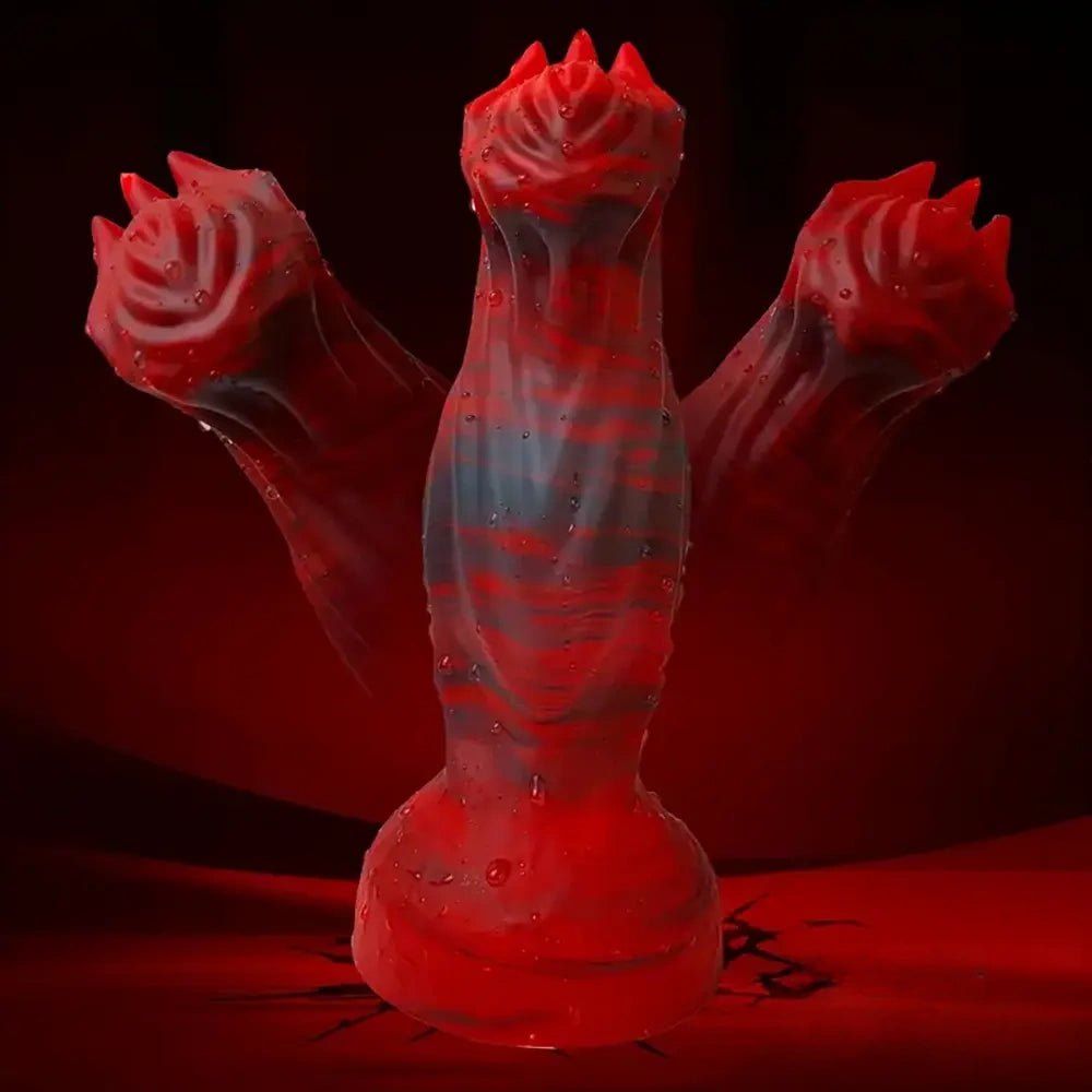 Textured tentacle monster silicone dildo, photo 4