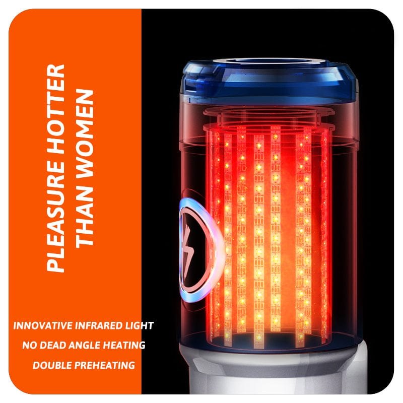Thermal cup shaped telescopic male masturbator, photo 3