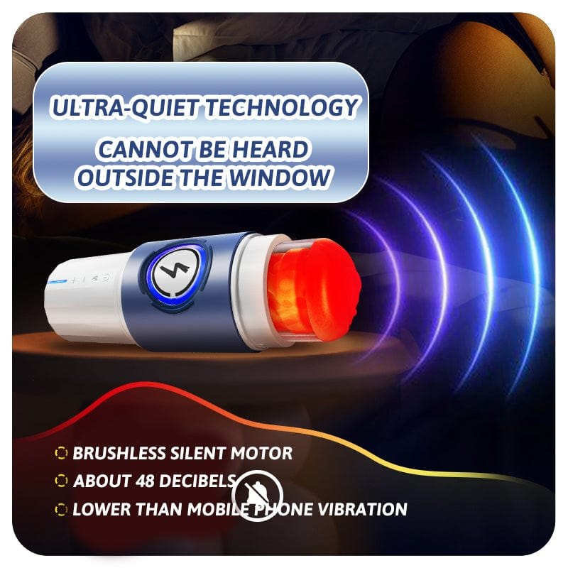 Thermal cup shaped telescopic male masturbator, photo 4