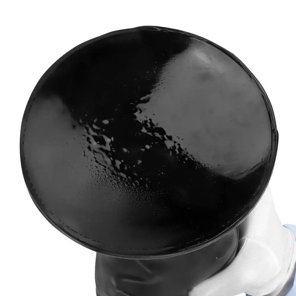 Black realistic dildo with suction cup base, photo 5