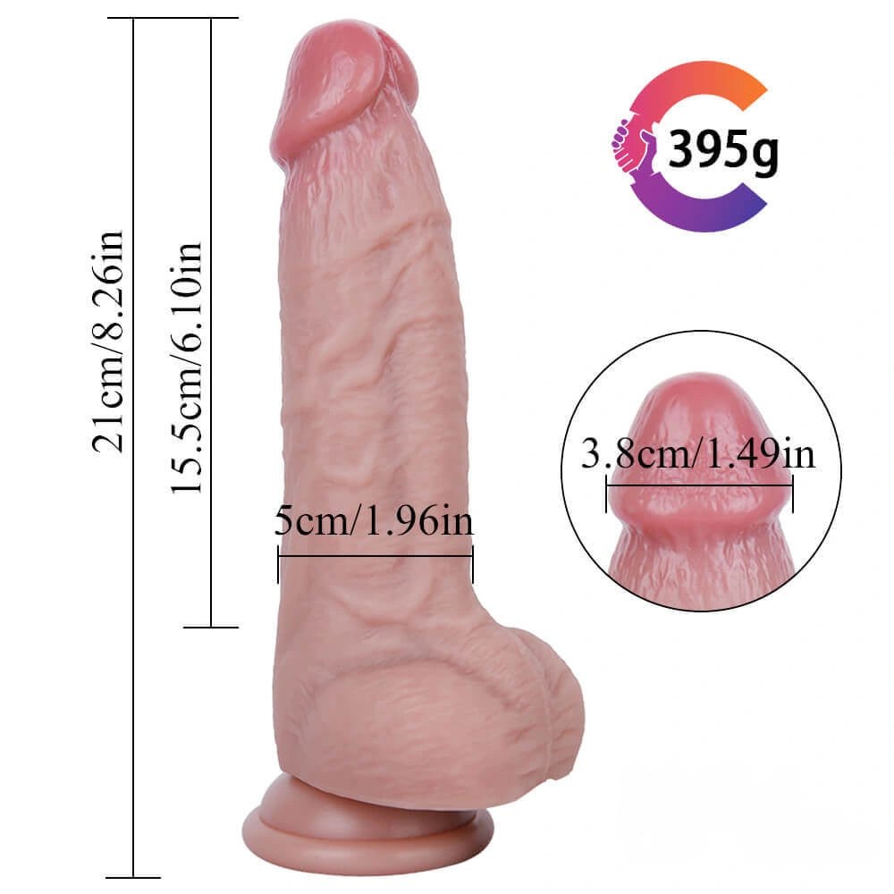 Realistic silicone suction cup dildo, photo 11