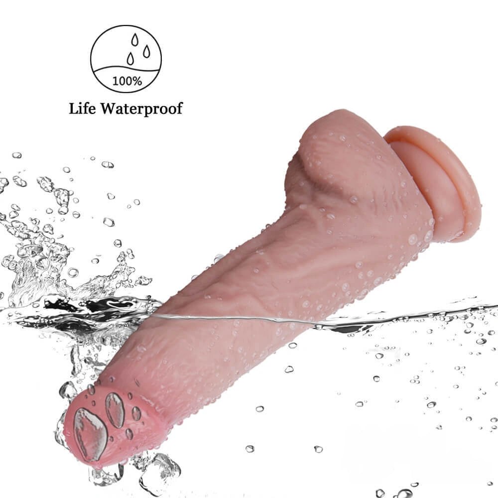 Realistic silicone suction cup dildo, photo 4