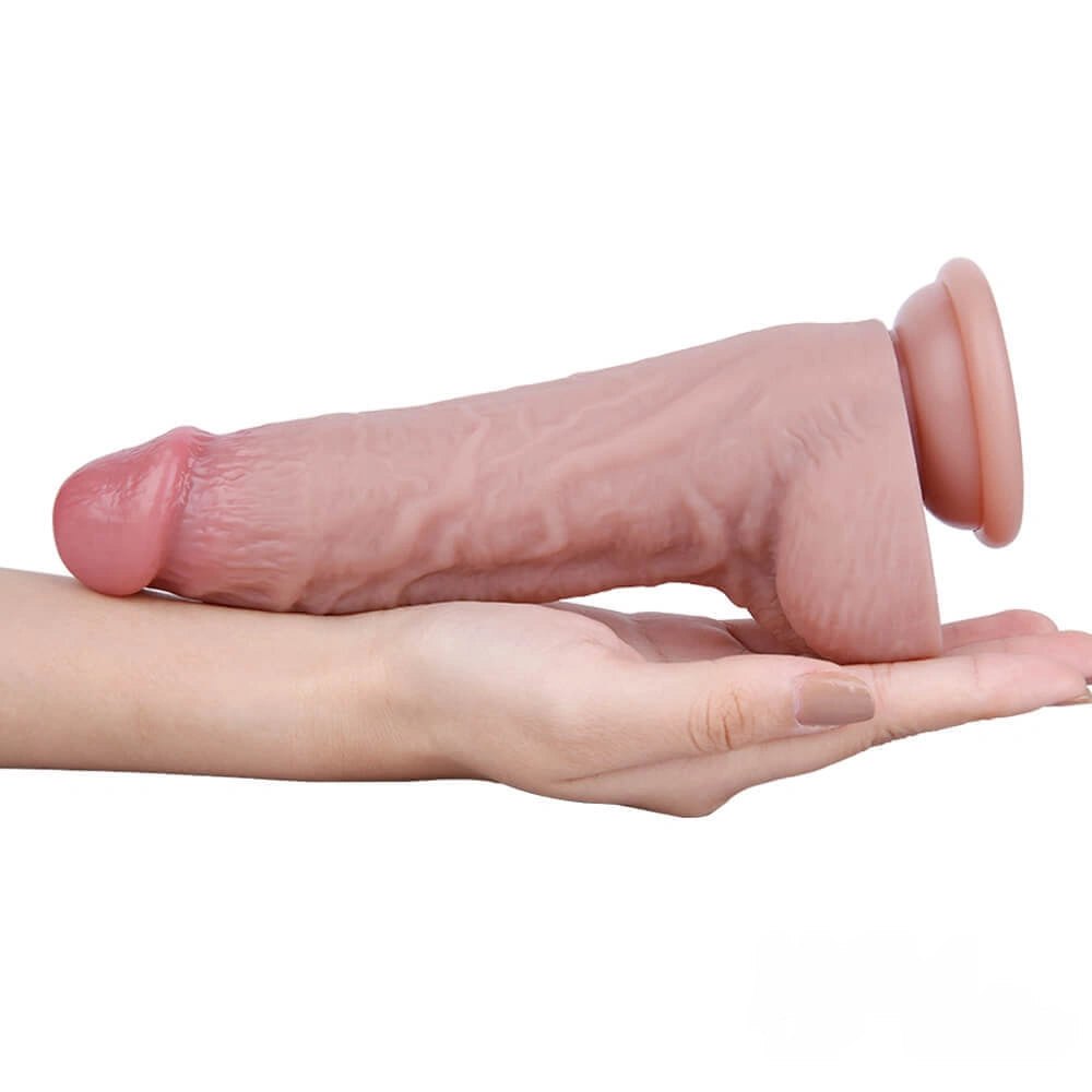 Realistic silicone suction cup dildo, photo 7