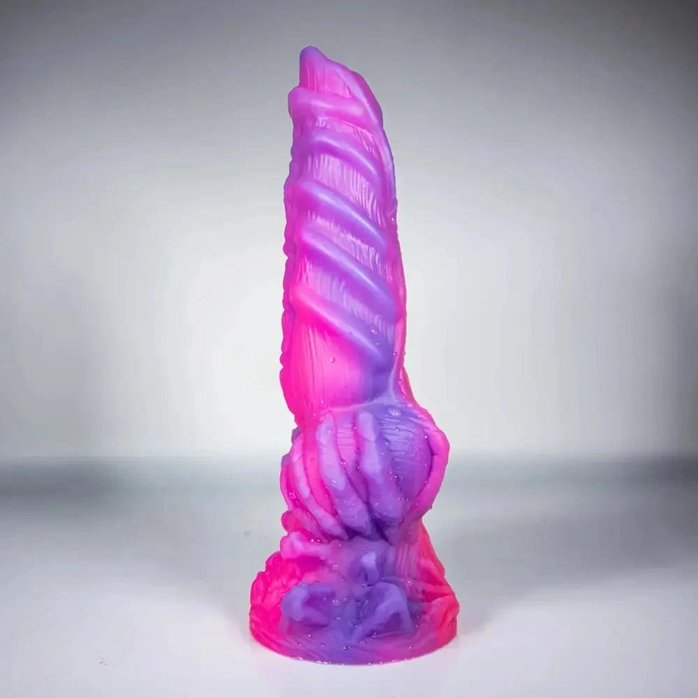 Thick ridged fantasy monster silicone dildo, photo 8