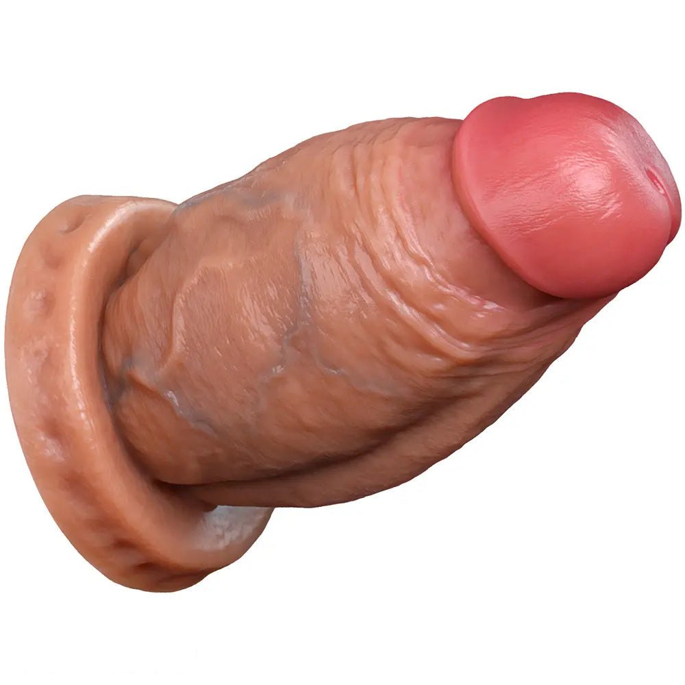 Flesh thick silicone dildo, photo 2