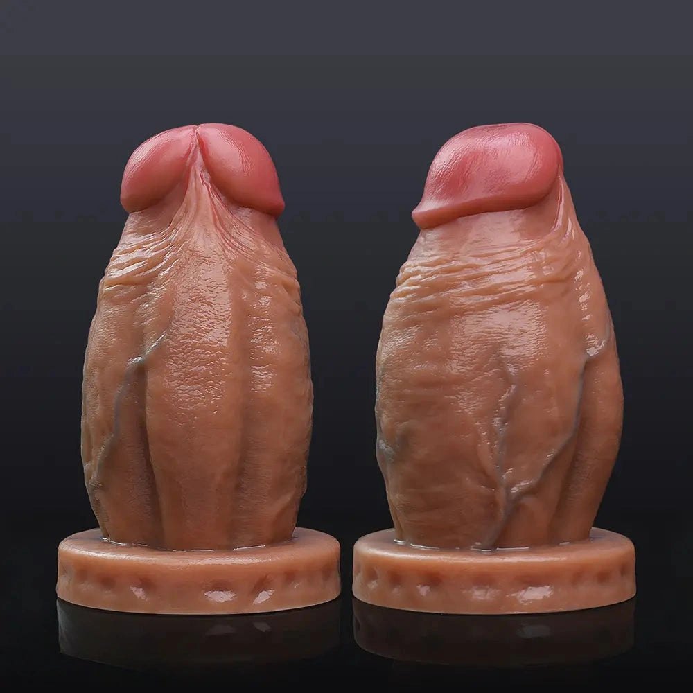 Flesh thick silicone dildo, photo 6