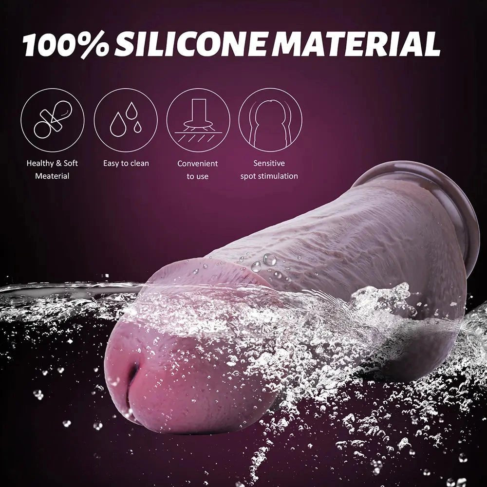 Thick lifelike silicone realistic dildo, photo 14