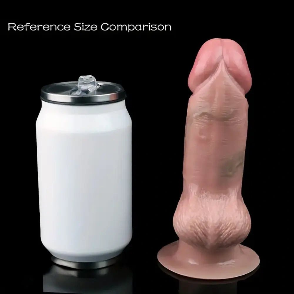 Flesh thick silicone dildo, photo 6