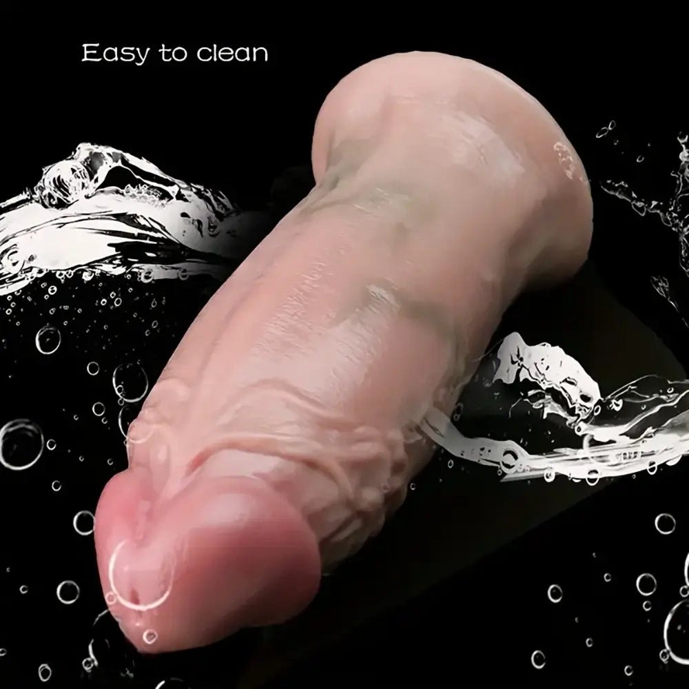 Flesh thick silicone dildo, photo 7