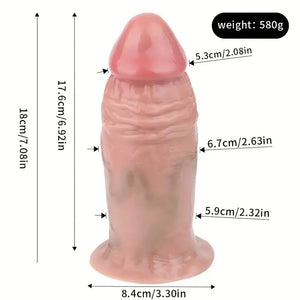 Flesh thick silicone dildo, photo 9