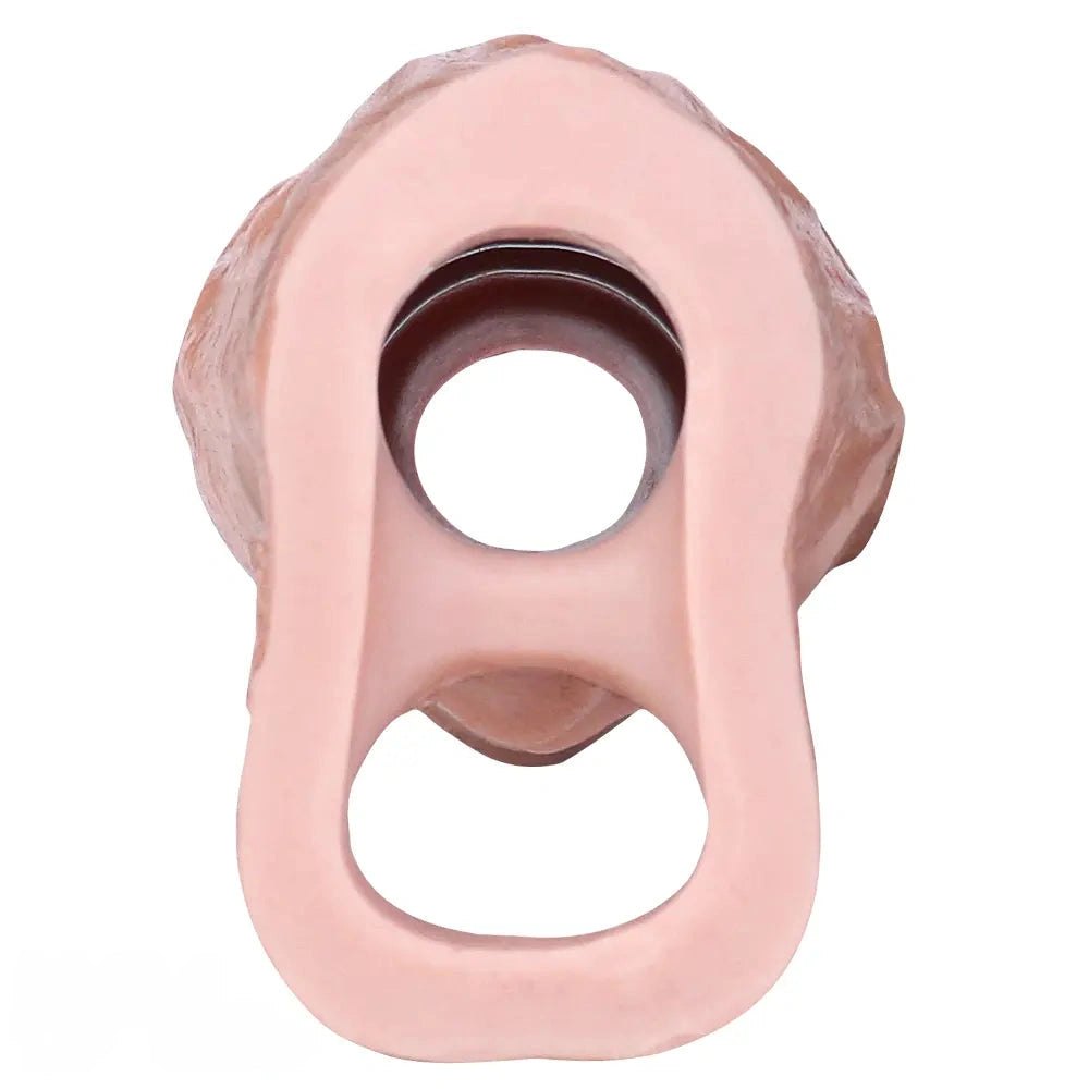 Flesh silicone penis sleeve extender, photo 15
