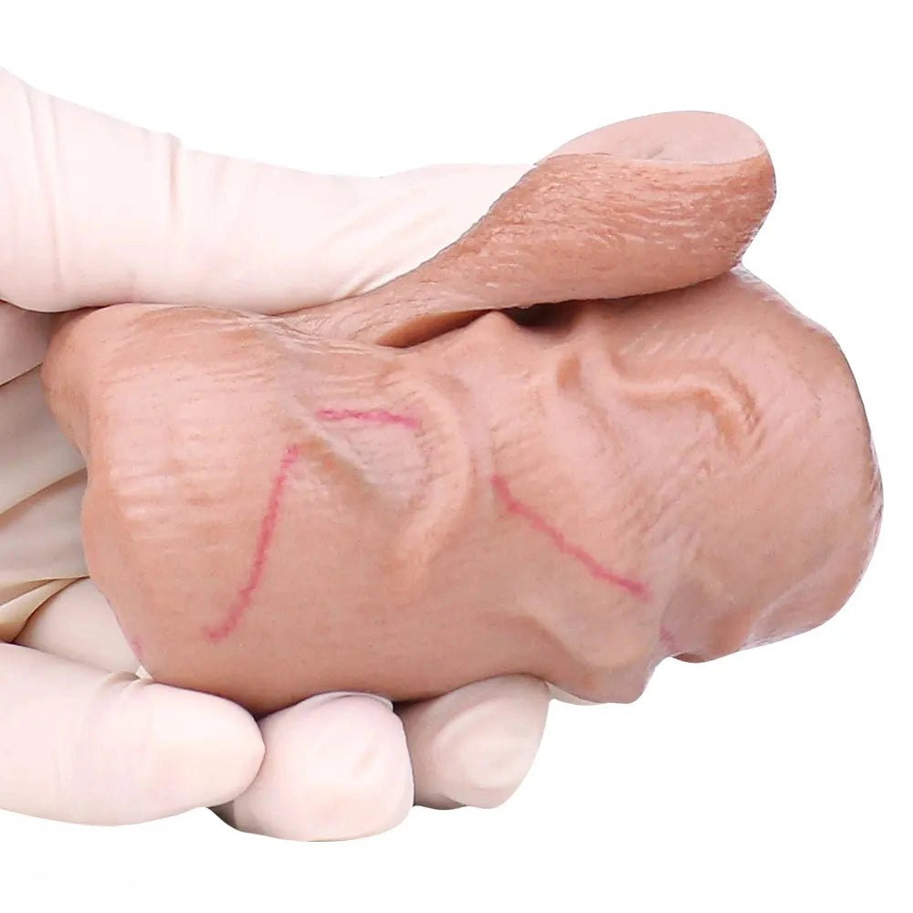 Flesh silicone penis sleeve extender, photo 7