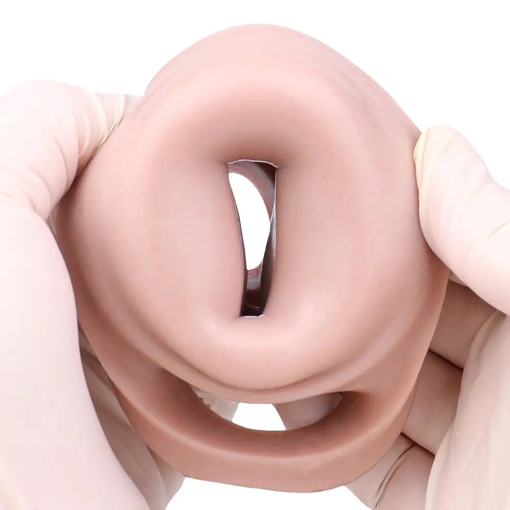 Flesh silicone penis sleeve extender, photo 9
