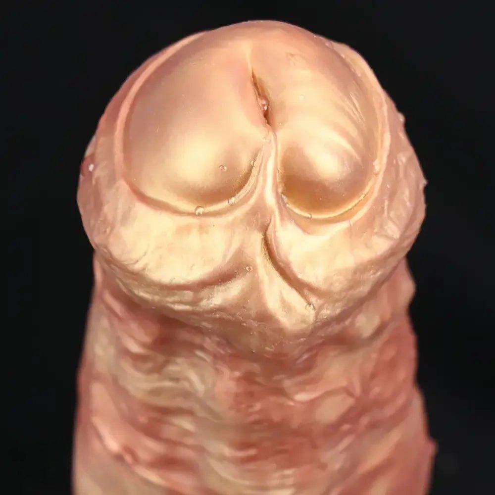 Thick realistic silicone dildo with suction cup base, photo 2