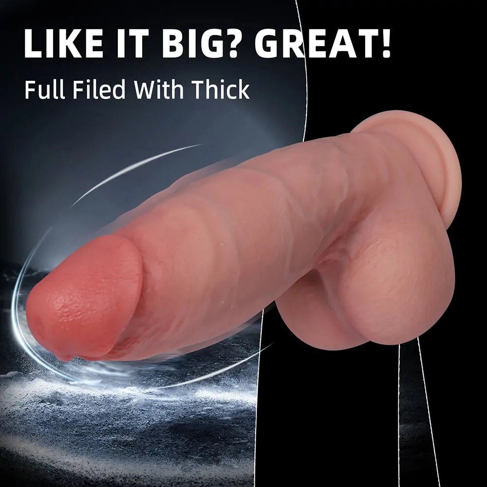 Large thick suction cup silicone dildo, photo 5