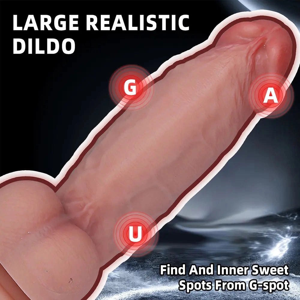 Large thick suction cup silicone dildo, photo 8