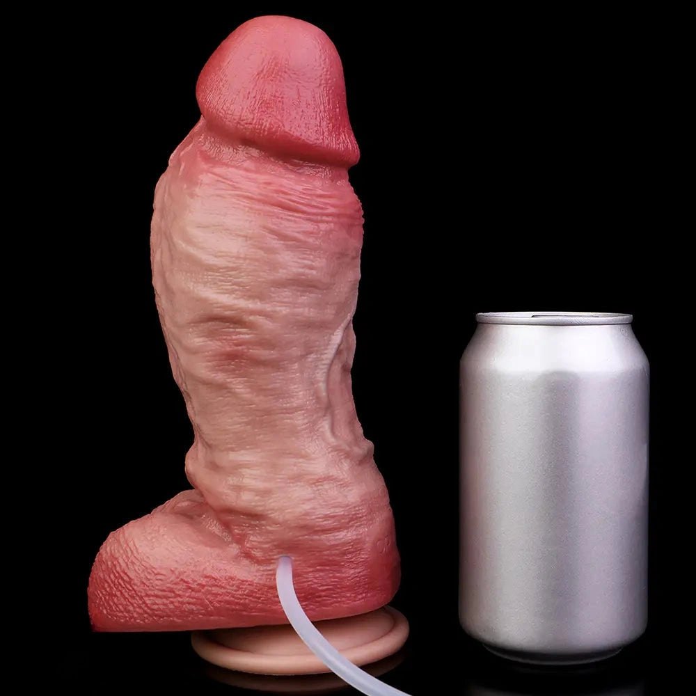 Flesh realistic silicone dildo, photo 15