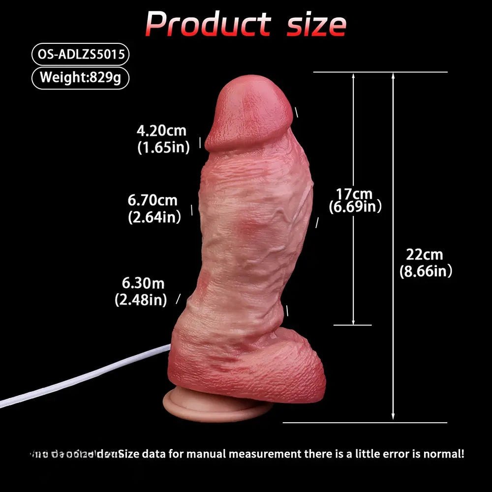 Flesh realistic silicone dildo, photo 16