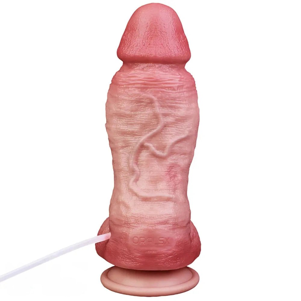 Flesh realistic silicone dildo, photo 3