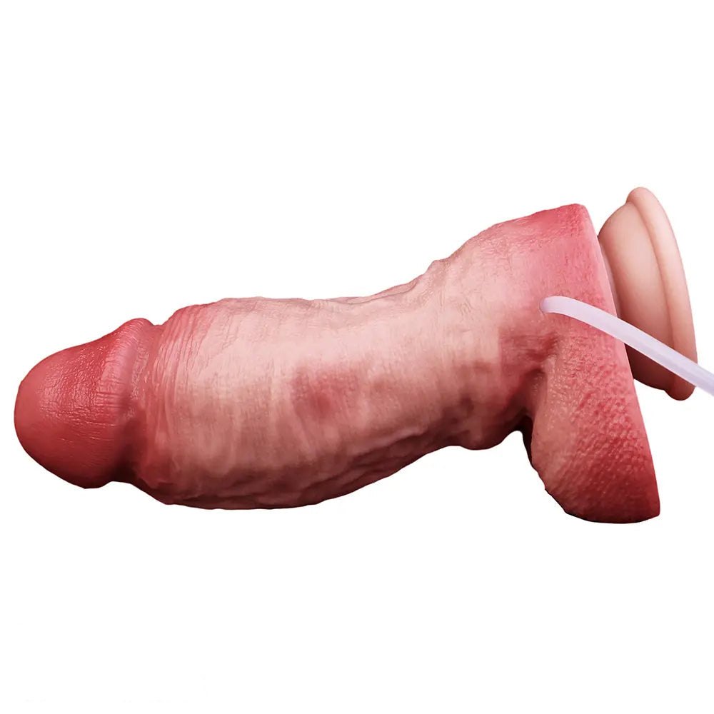 Flesh realistic silicone dildo, photo 6