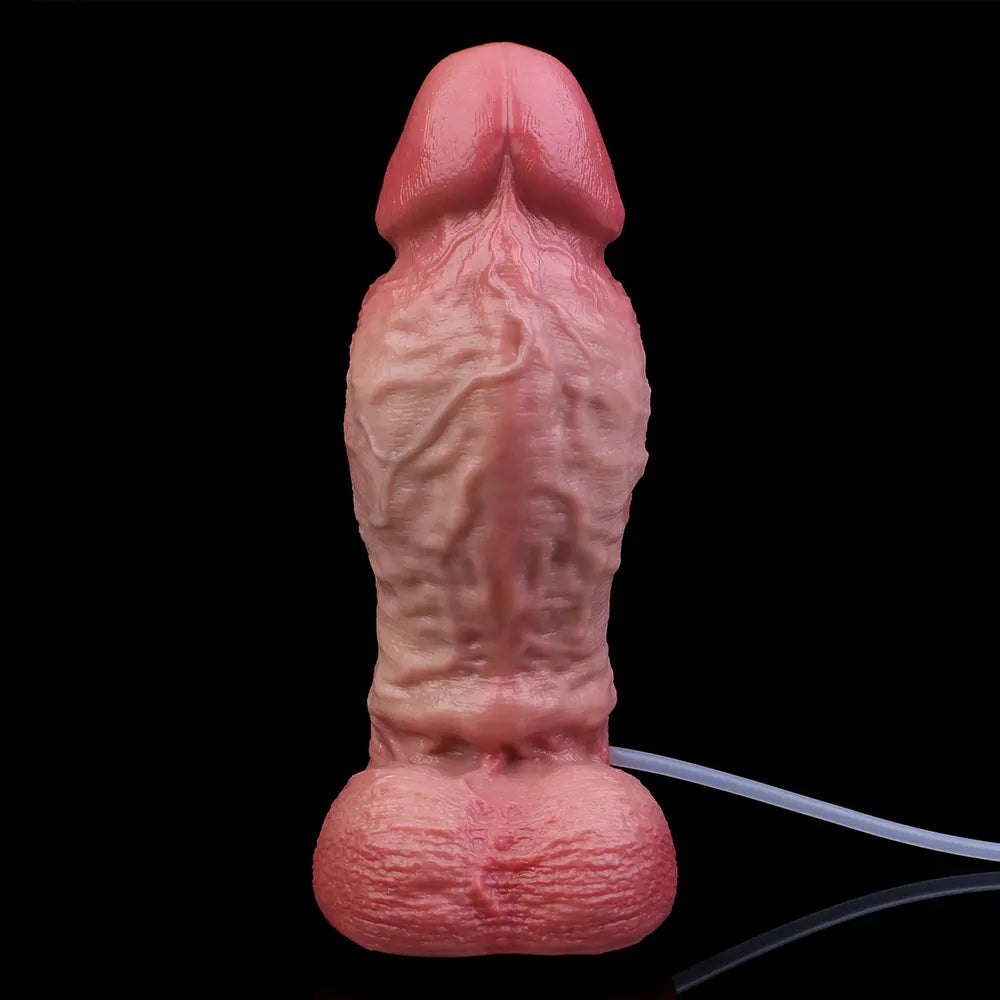 Flesh realistic silicone dildo, photo 8