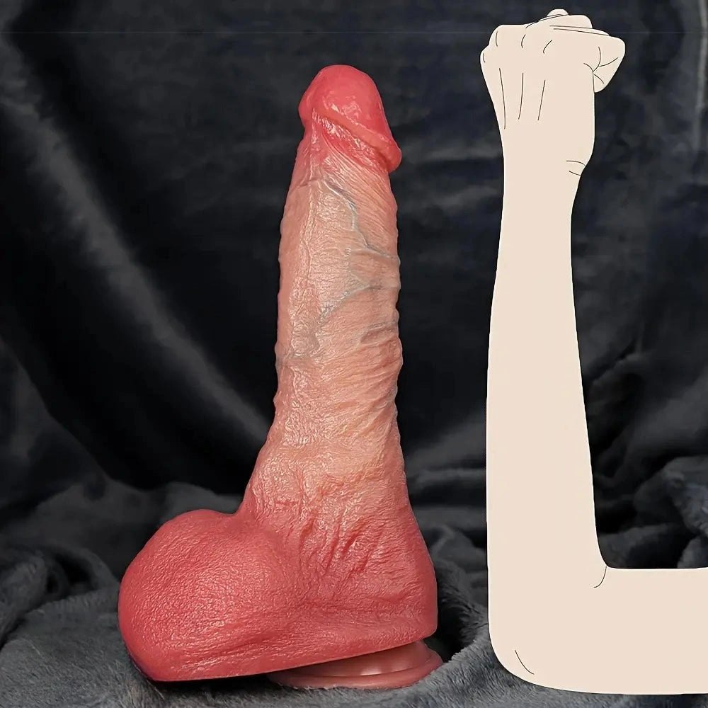 Flesh tone realistic dildo, photo 1