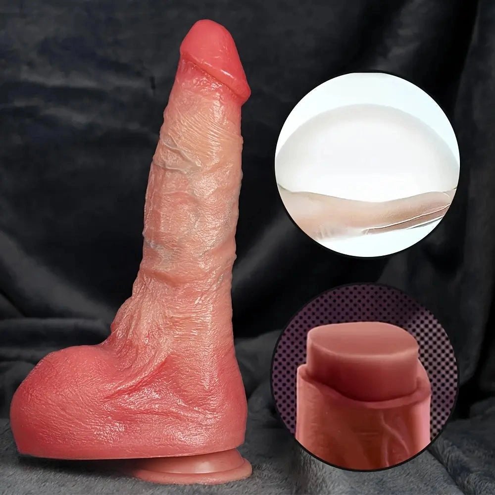 Flesh tone realistic dildo, photo 2