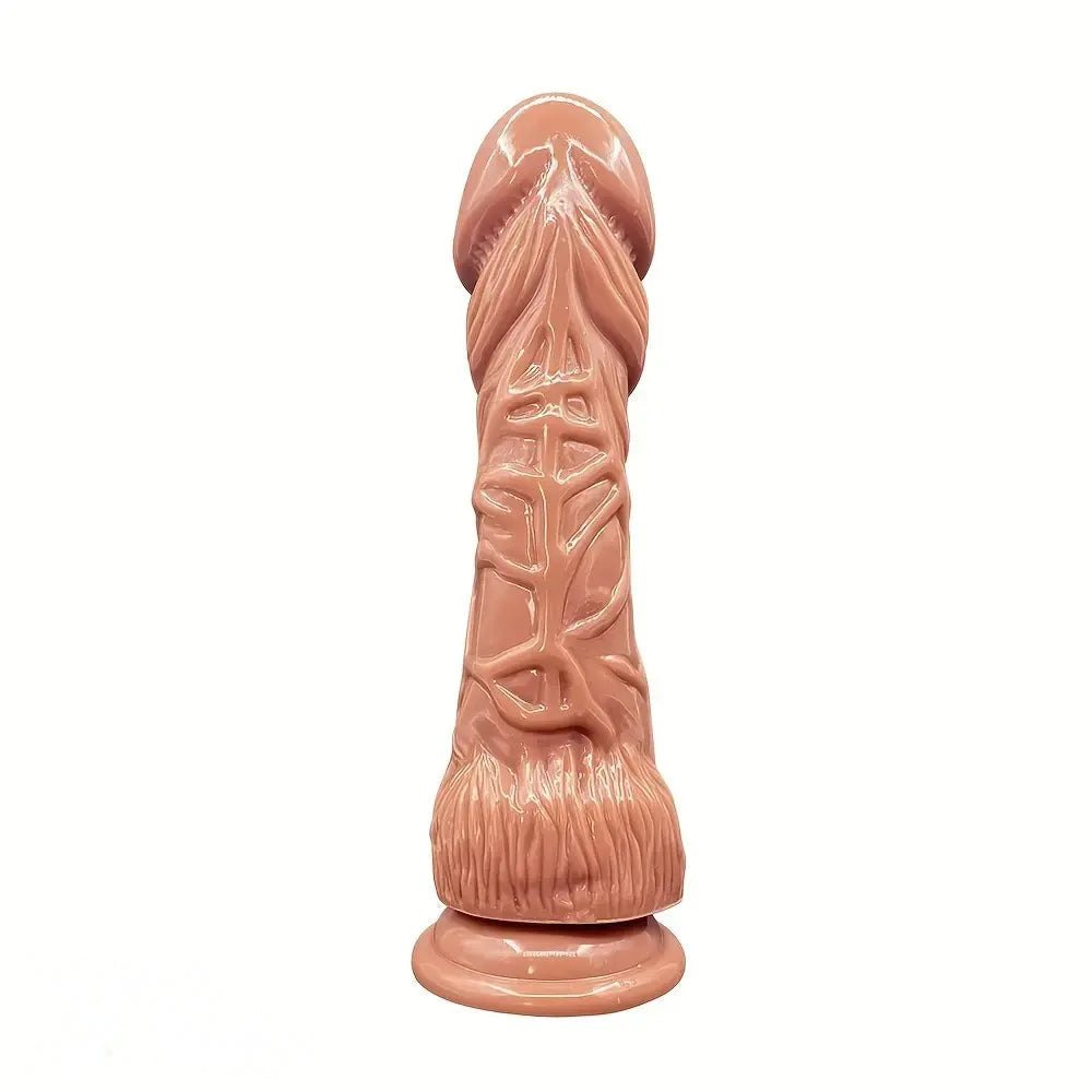 Thick realistic suction cup dildo with veins, photo 4