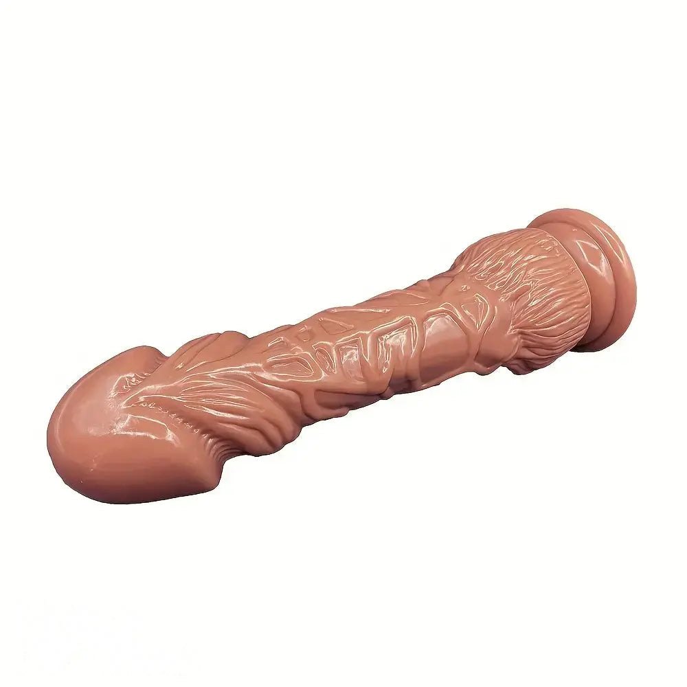 Thick realistic suction cup dildo with veins, photo 6