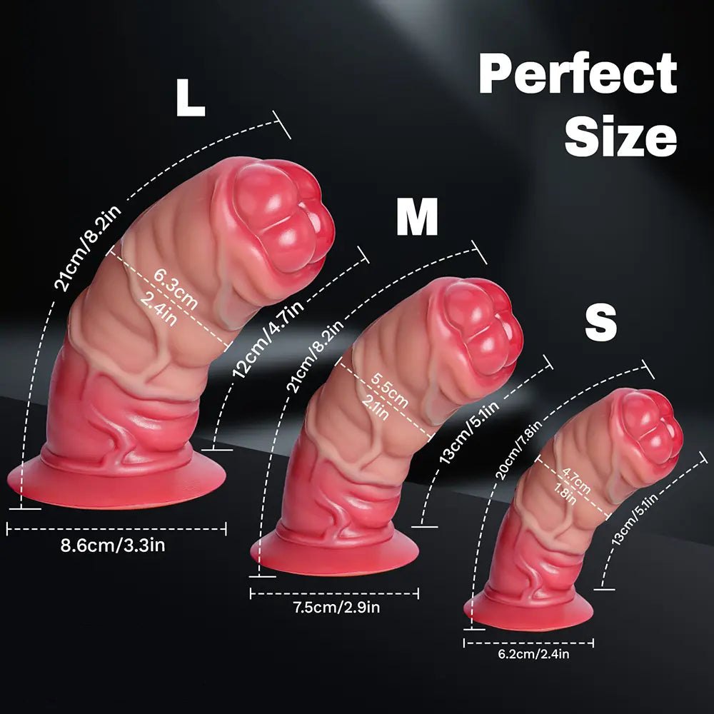 Ribbed flesh silicone anal dildo, photo 7