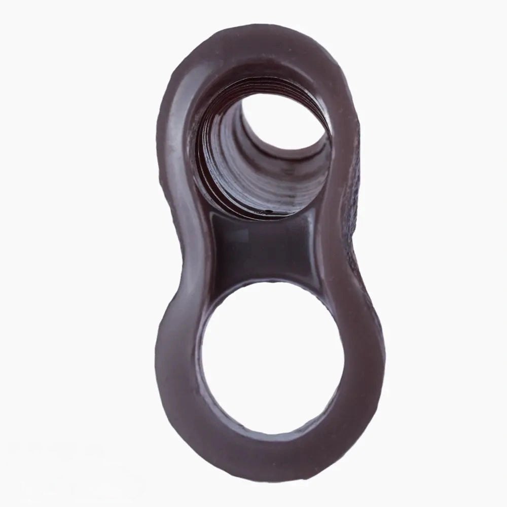 Coffee-tone ring-base penis sleeve, photo 8