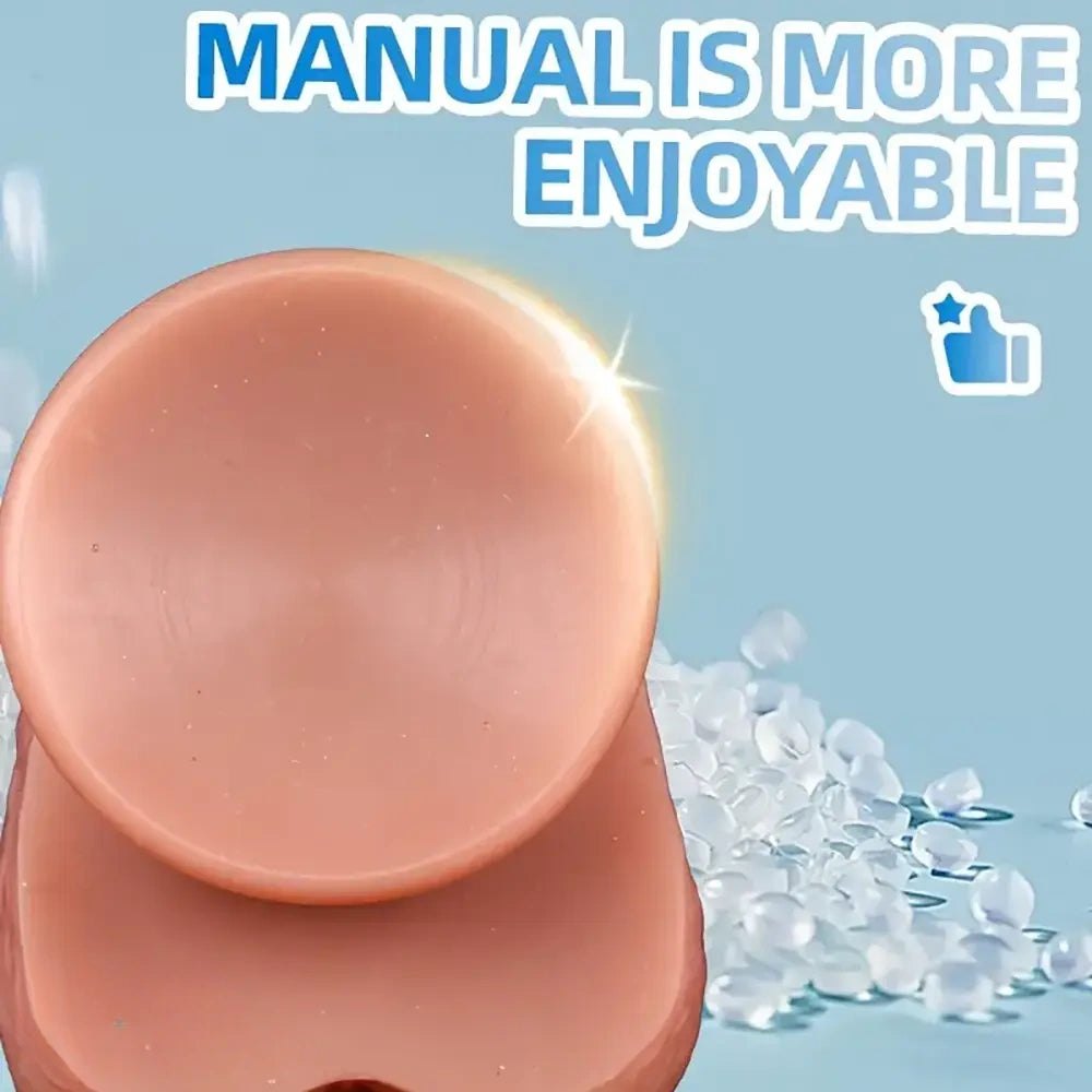 Brown thick silicone realistic dildo, photo 7