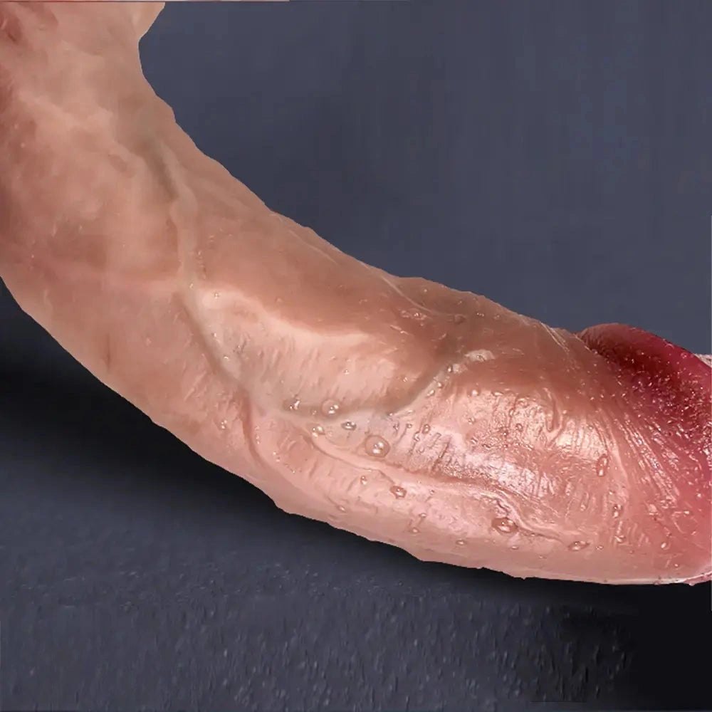 Flesh-tone thick suction cup dildo, photo 5