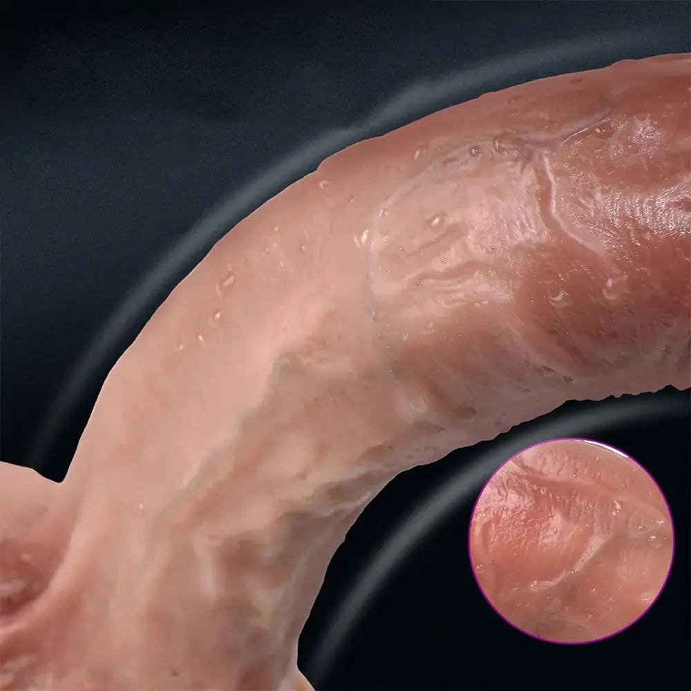 Flesh-tone thick suction cup dildo, photo 6