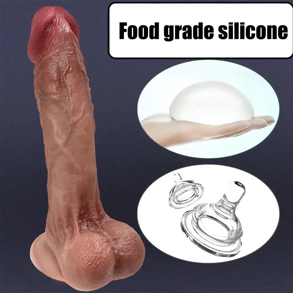 Flesh-tone thick suction cup dildo, photo 7