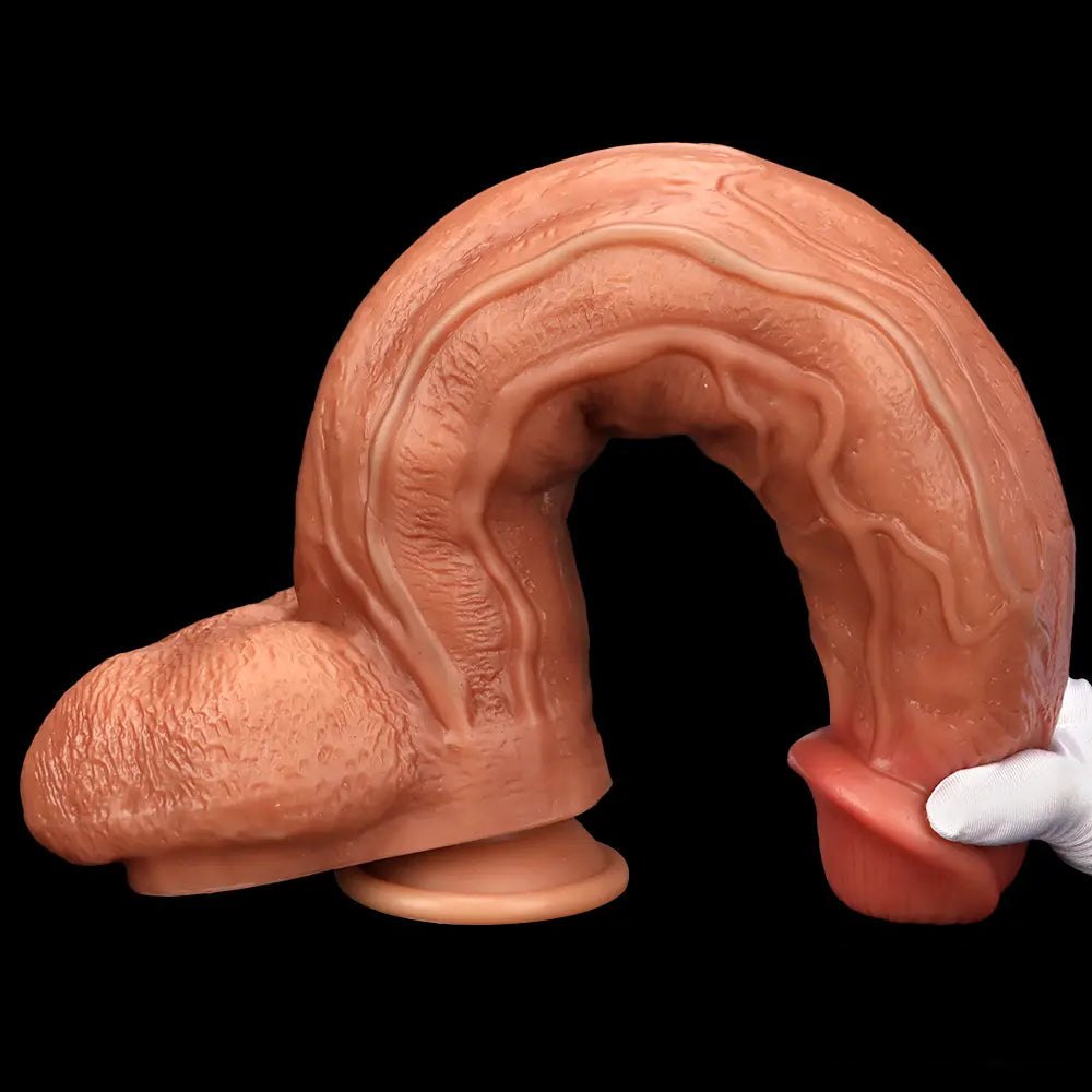 Flesh silicone suction cup dildo, photo 11