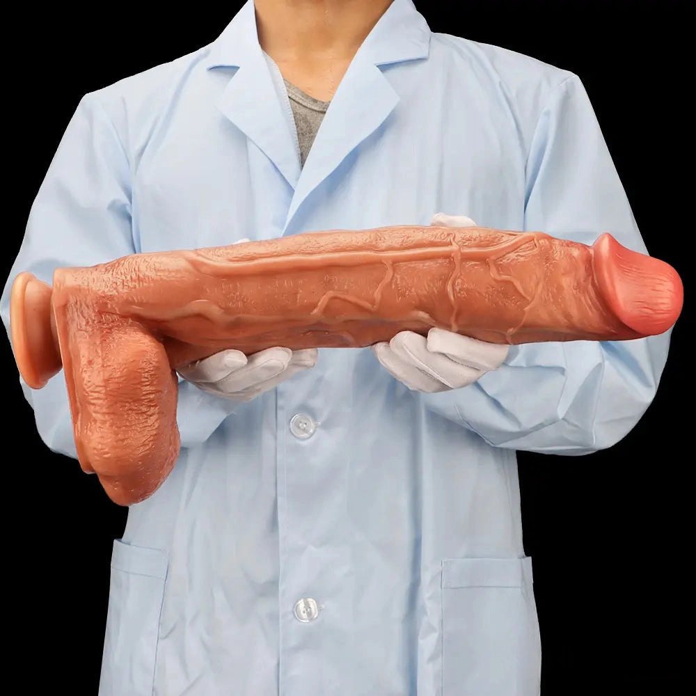 Flesh silicone suction cup dildo, photo 15