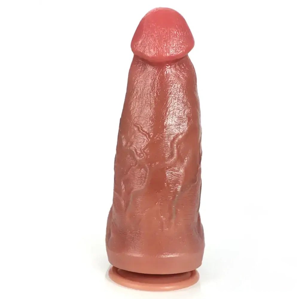 Flesh-tone thick suction cup dildo, photo 4