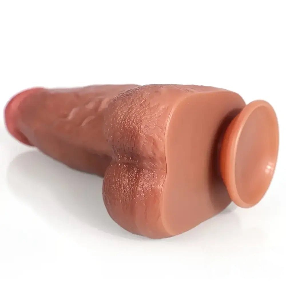 Flesh-tone thick suction cup dildo, photo 8