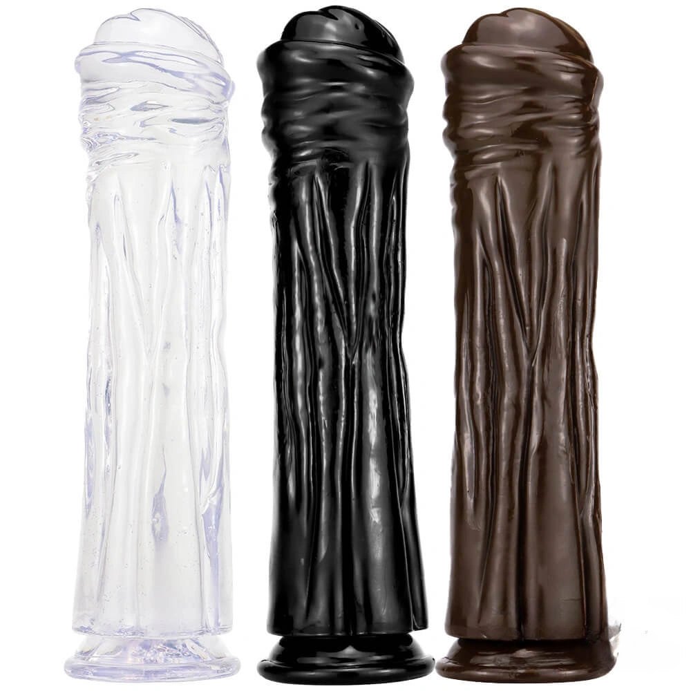Thick veined realistic pvc dildo, photo 1