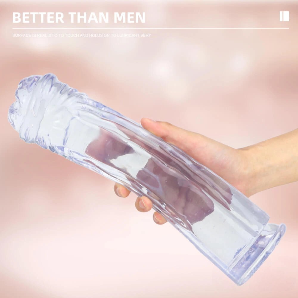 Thick veined realistic pvc dildo, photo 3