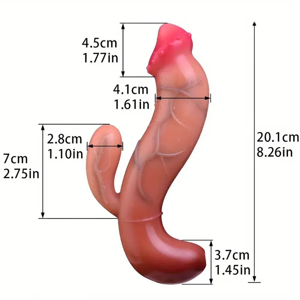 Flesh veined realistic dildo, photo 3