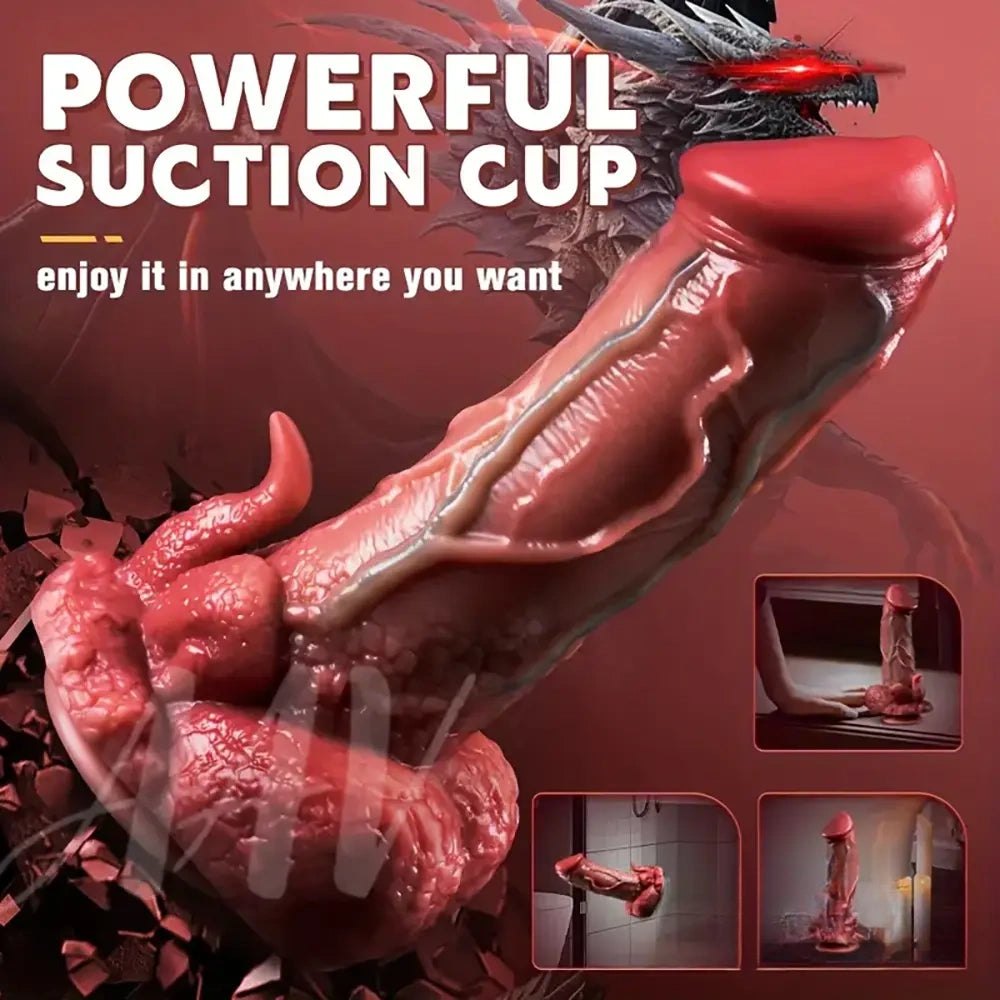 Flesh vibrating thrusting silicone dildo, photo 2