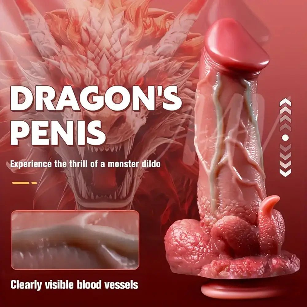 Flesh vibrating thrusting silicone dildo, photo 6