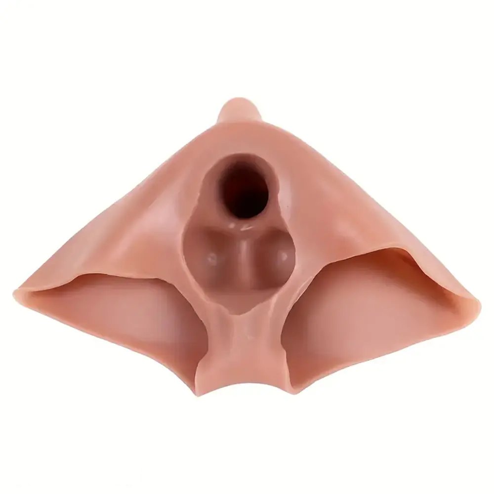 Flesh tone thick wearable dildo sheath, photo 11