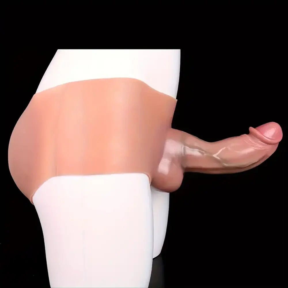 Flesh tone thick wearable dildo sheath, photo 8