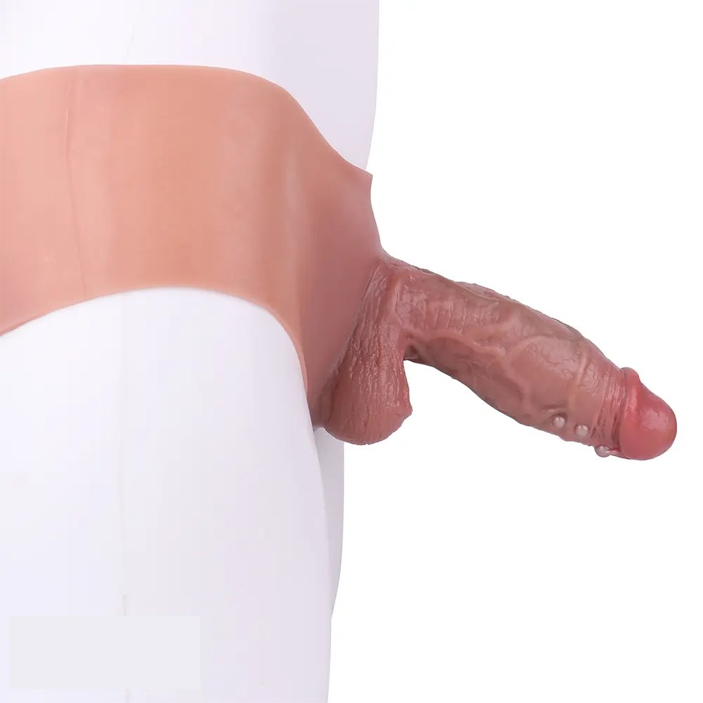 Flesh tone hollow penis sleeve, photo 2